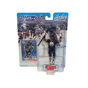 Starting Lineup Mike Grier Oilers Figure 2000 2001 NHL Toy Hasbro Sealed Y2K